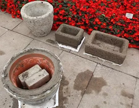 Blumengefäße - Herstellen aus Beton