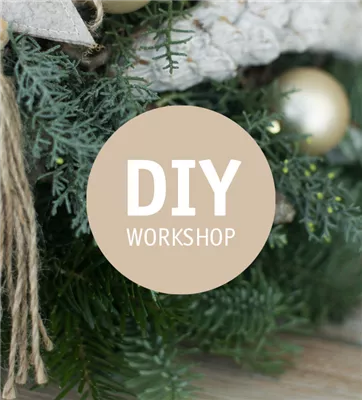 Adventskranzliebe – Unser Workshop-Highlight! – 14:00 Uhr