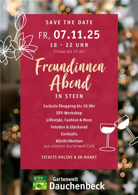 Freundinnen-Abend am 7. November