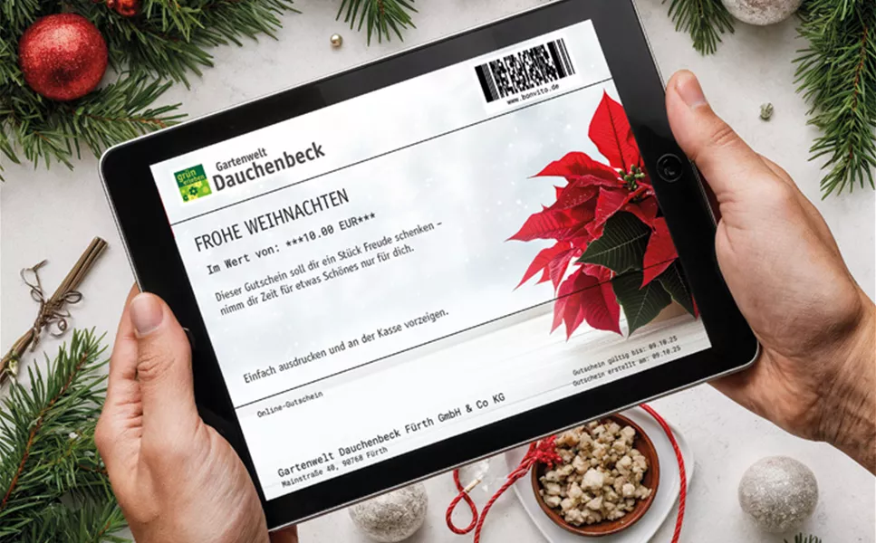 Geschenkidee - Gutschein kaufen und grüne Freude verschenken!