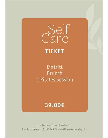 Selfcare Sunday – Selfcare Ticket