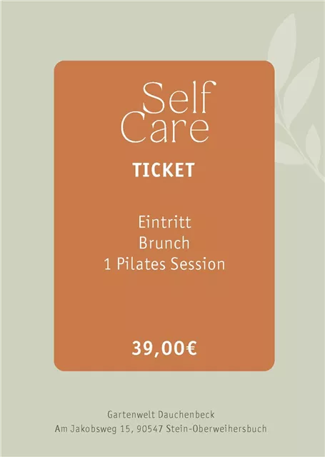 Selfcare Sunday – Selfcare Ticket