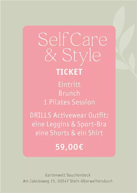 Selfcare Sunday – Selfcare & Style Ticket