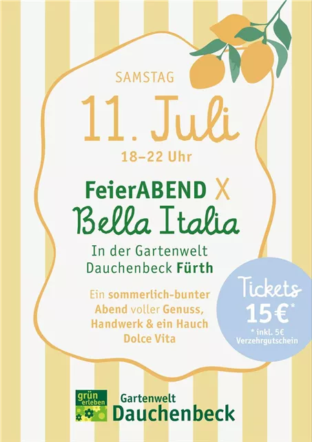 FeierABEND x Bella Italia 